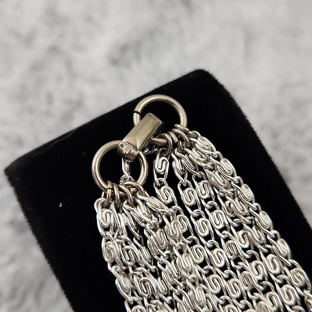 Sarah Coventry multichained necklace - Picture 2 of 5